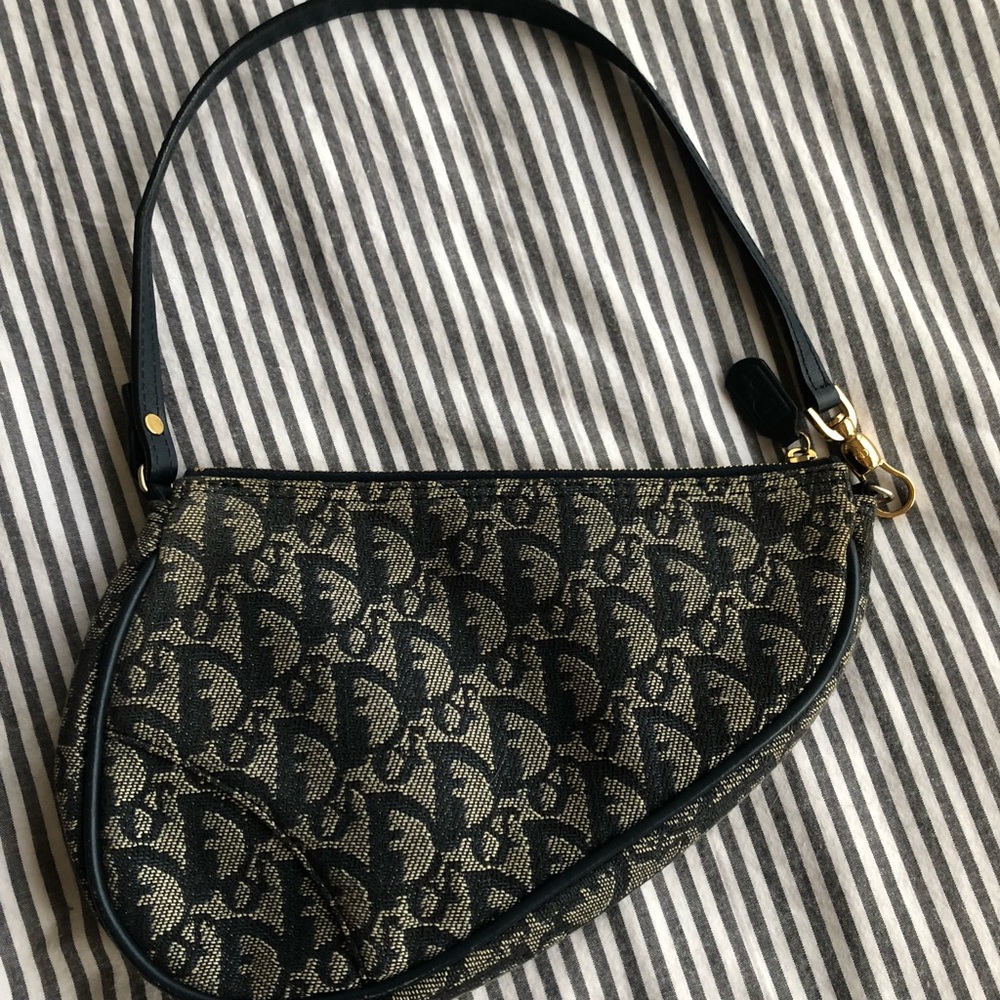 Vintage Dior saddle bag